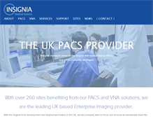 Tablet Screenshot of insigniamedical.co.uk